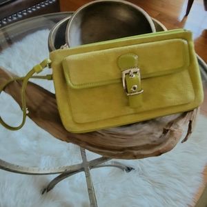 COACH suede wrislet.